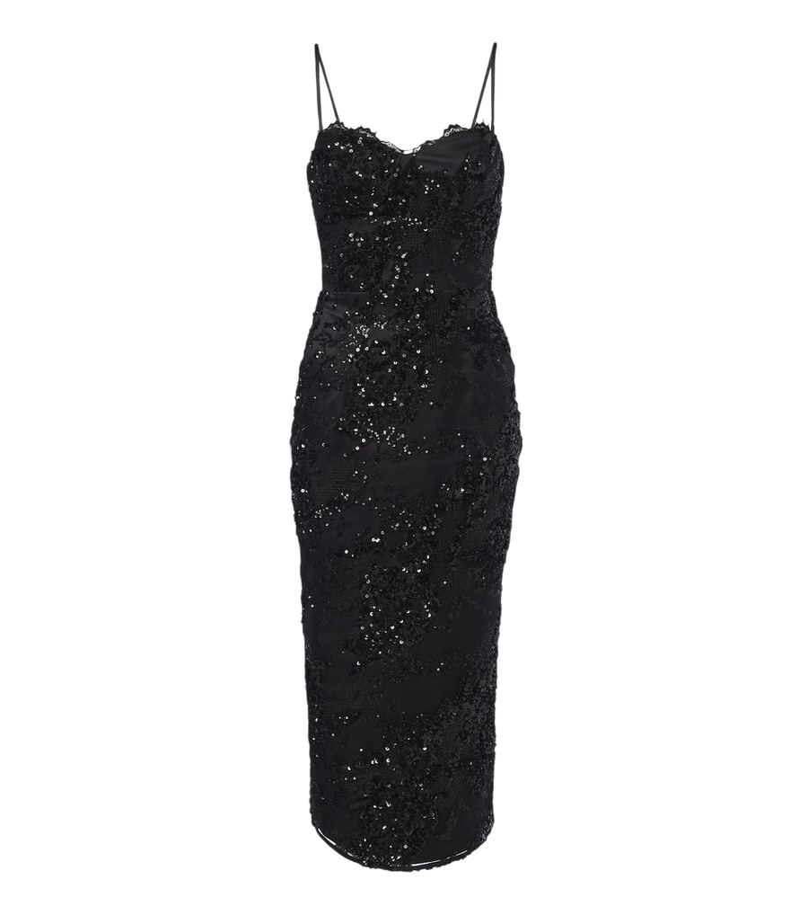 Robe de cocktail Beau à sequins de Rebecca Vallance