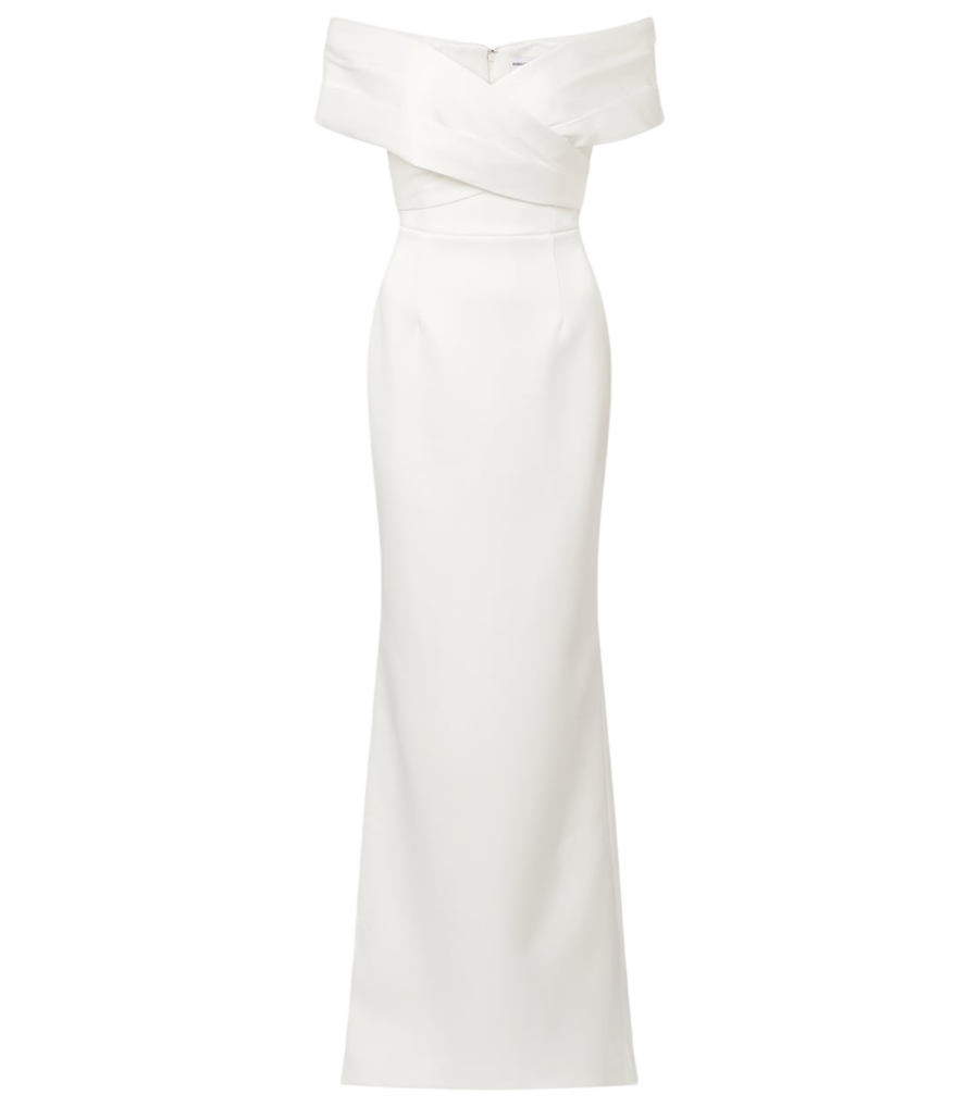 Rebecca Vallance Bridal Blaise off-shoulder satin gown