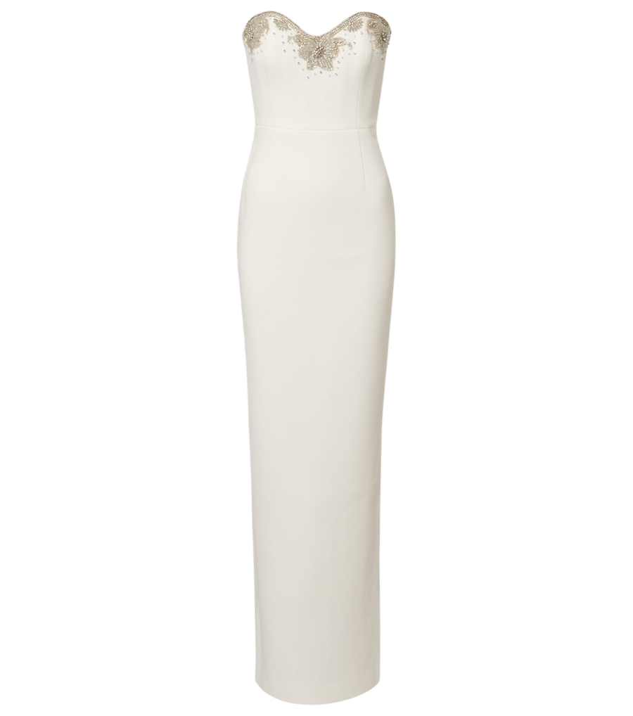 Robe en crêpe ornée Melva de Rebecca Vallance Bridal