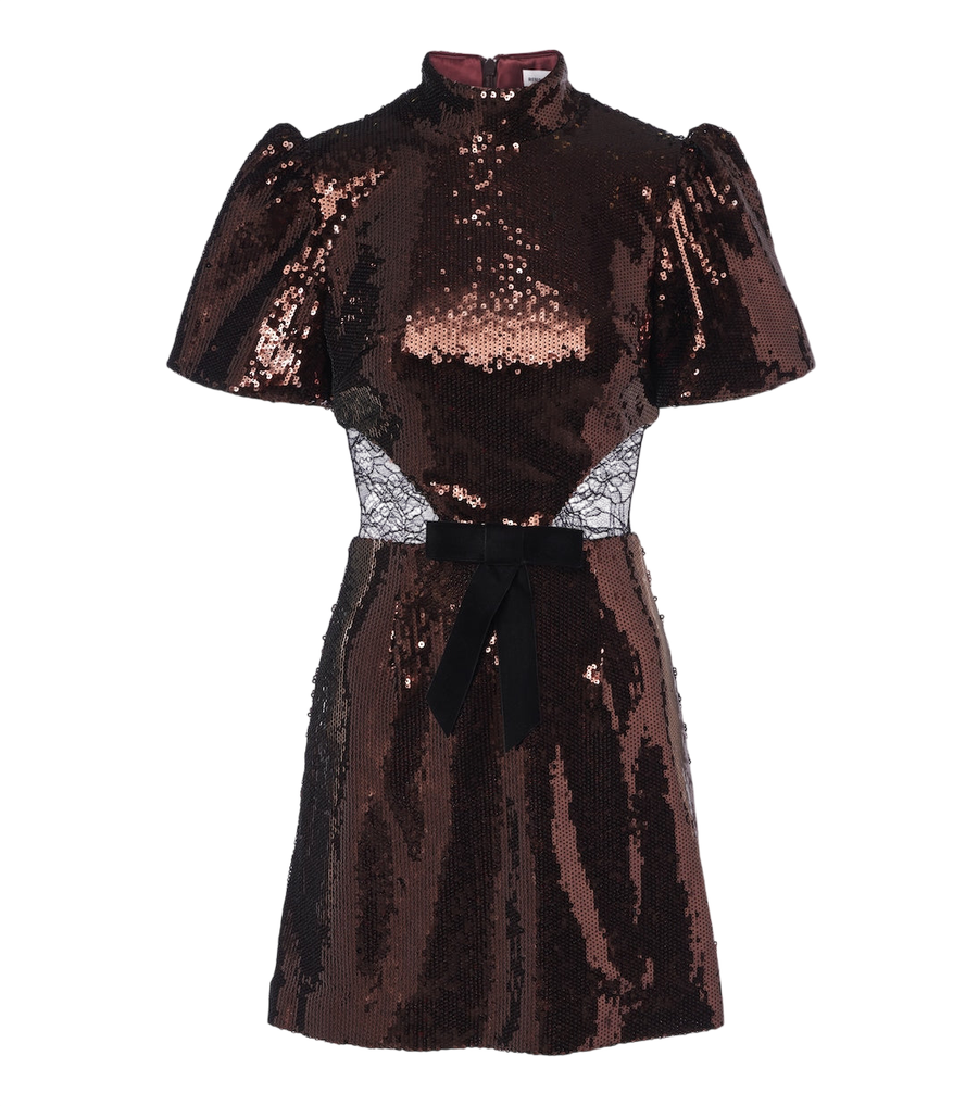 Rebecca Vallance Cece cutout sequined minidress