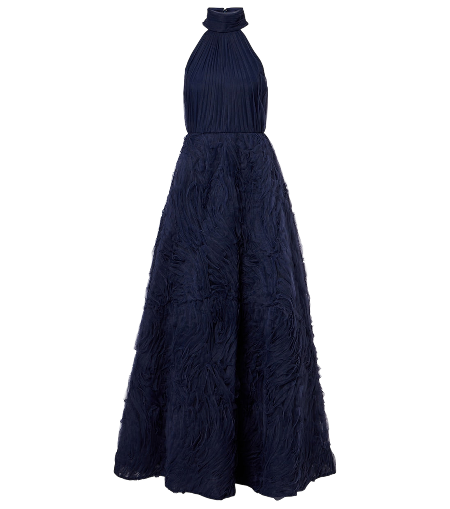 Rebecca Vallance Jasmine pleated tulle gown