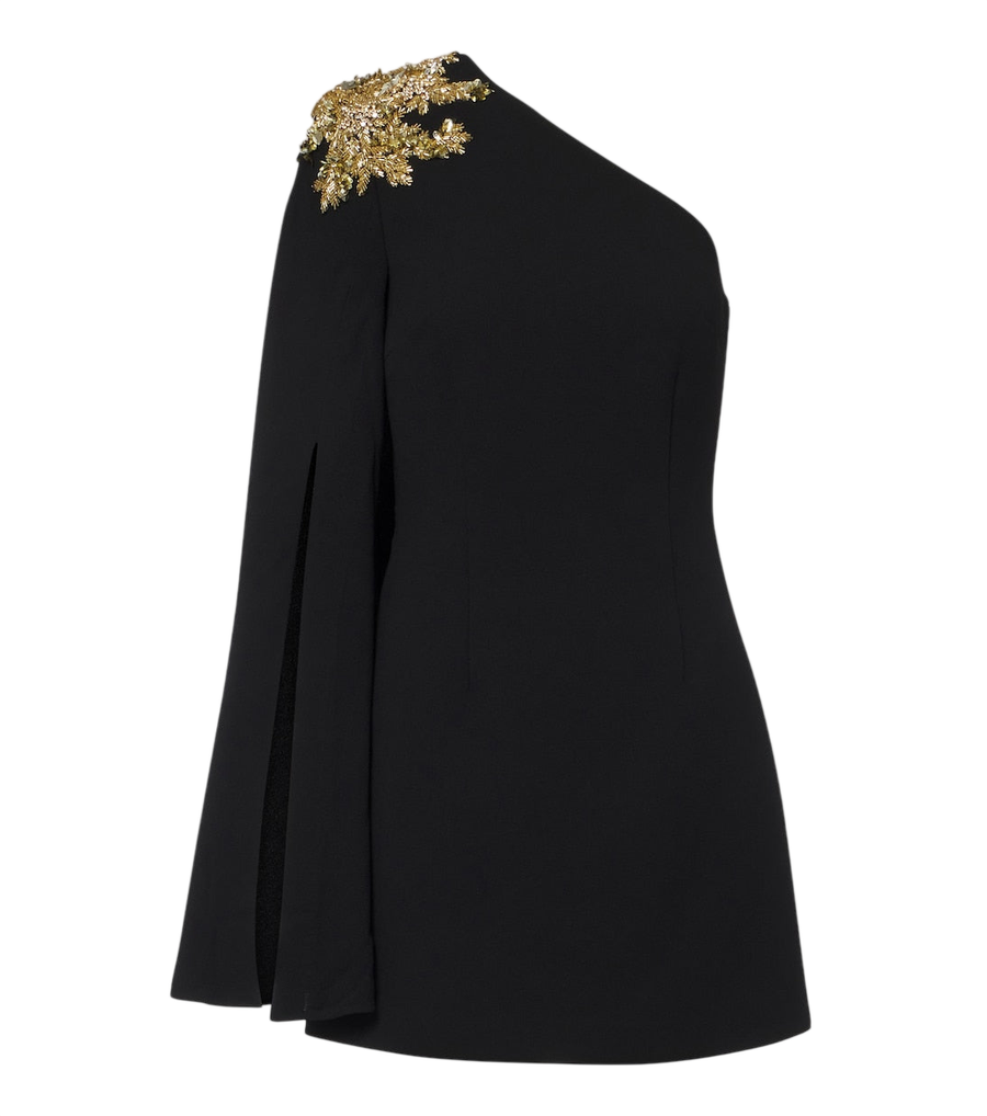 Minivestido de un hombro con adornos River de Rebecca Vallance