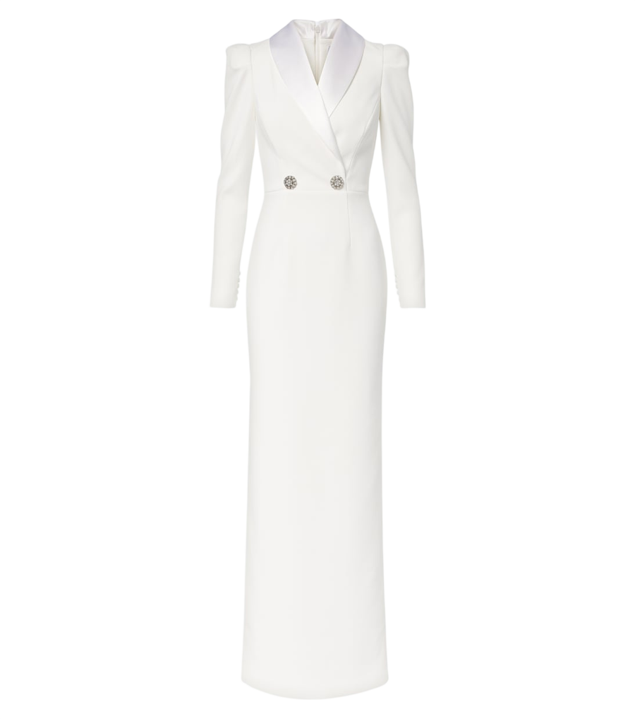 Rebecca Vallance Symphony embellished crêpe gown