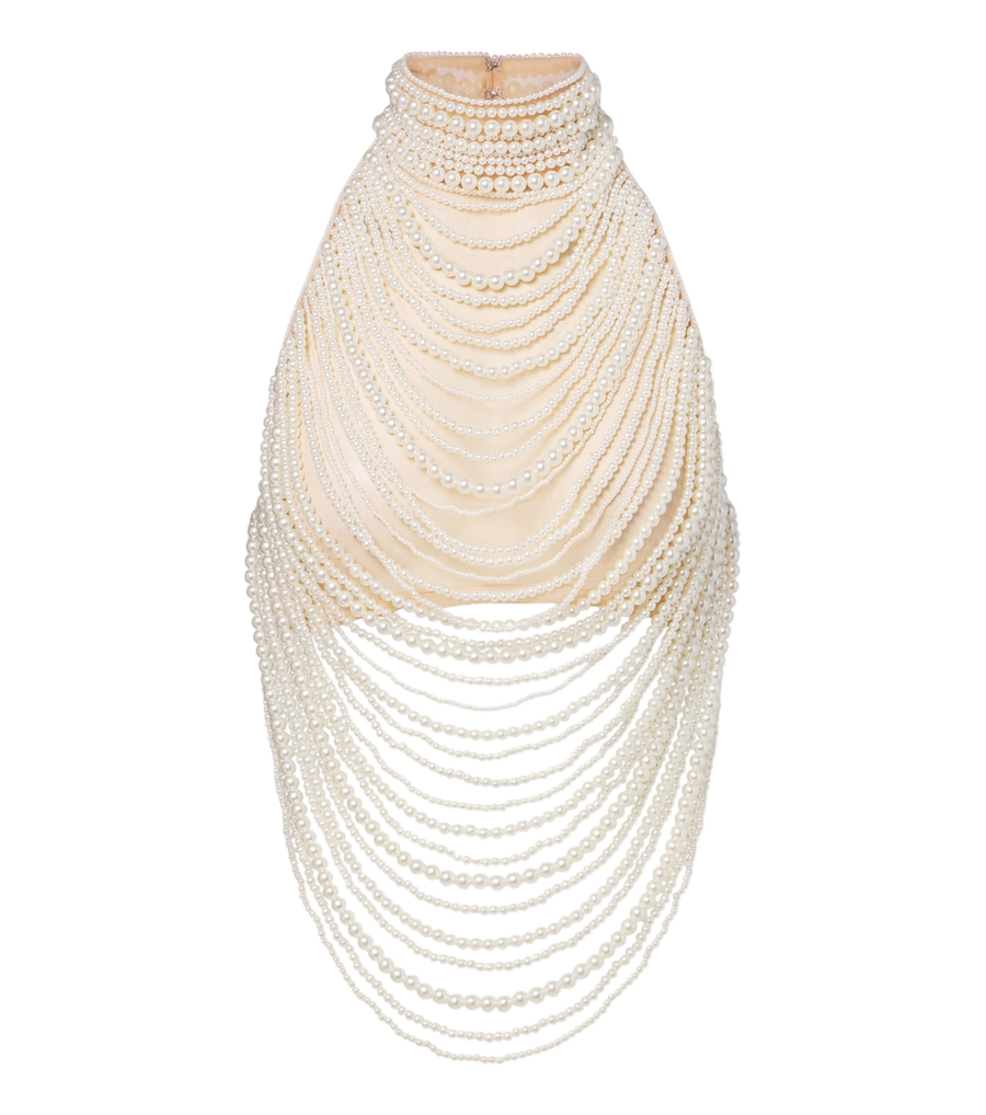 Haut dos nu orné de bijoux Retrofête Elsie