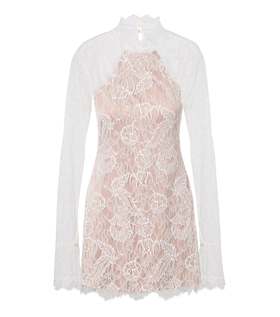 Retrofête Gilana lace mini dress