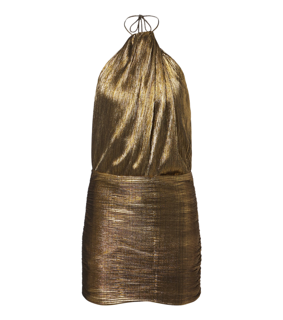 Retrofête Lavinia halterneck minidress