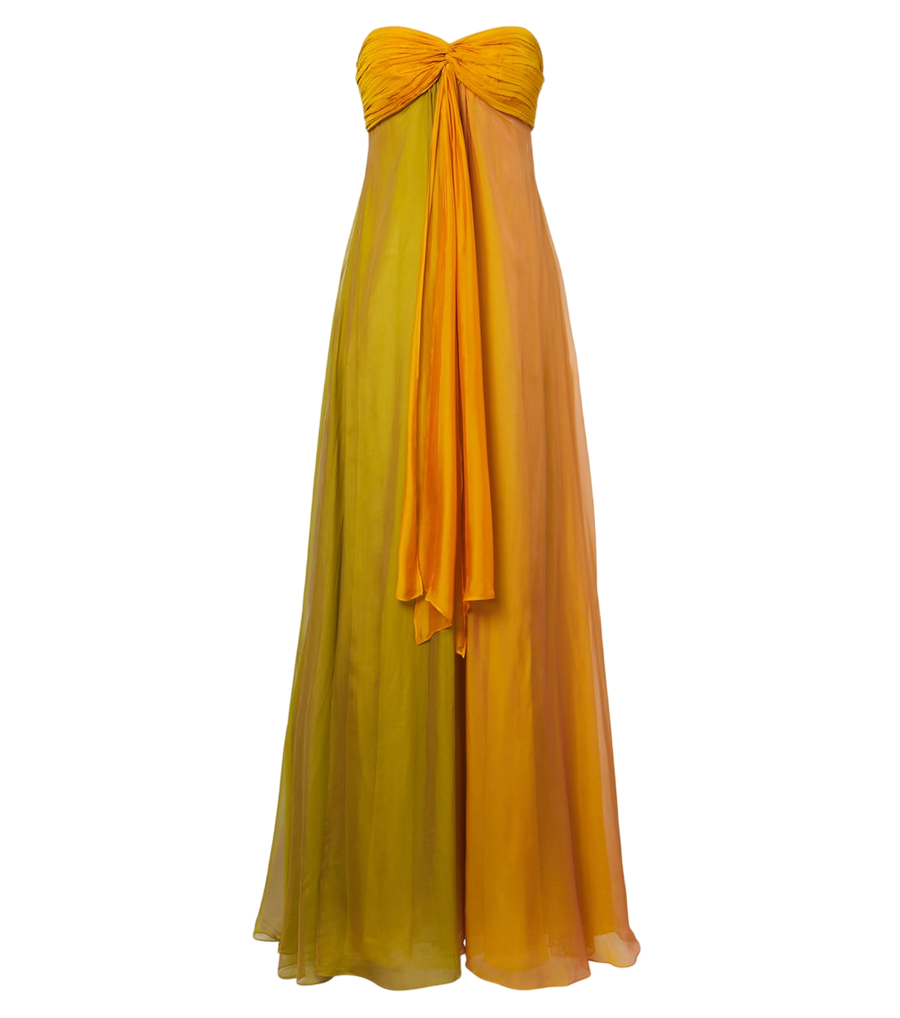 Retrofête Lunaria chiffon maxi dress