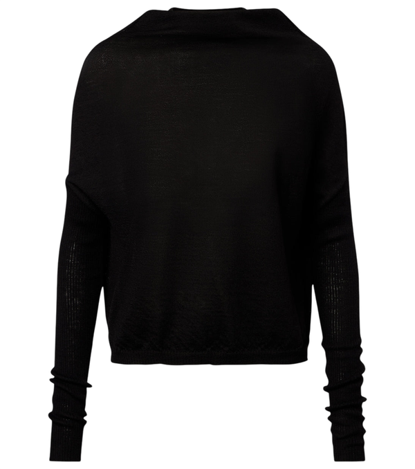 Rick Owens Crater draped virgin wool sweater
