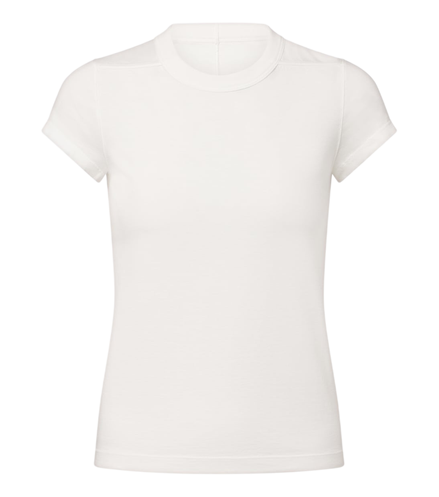 T-shirt court en coton Level de Rick Owens