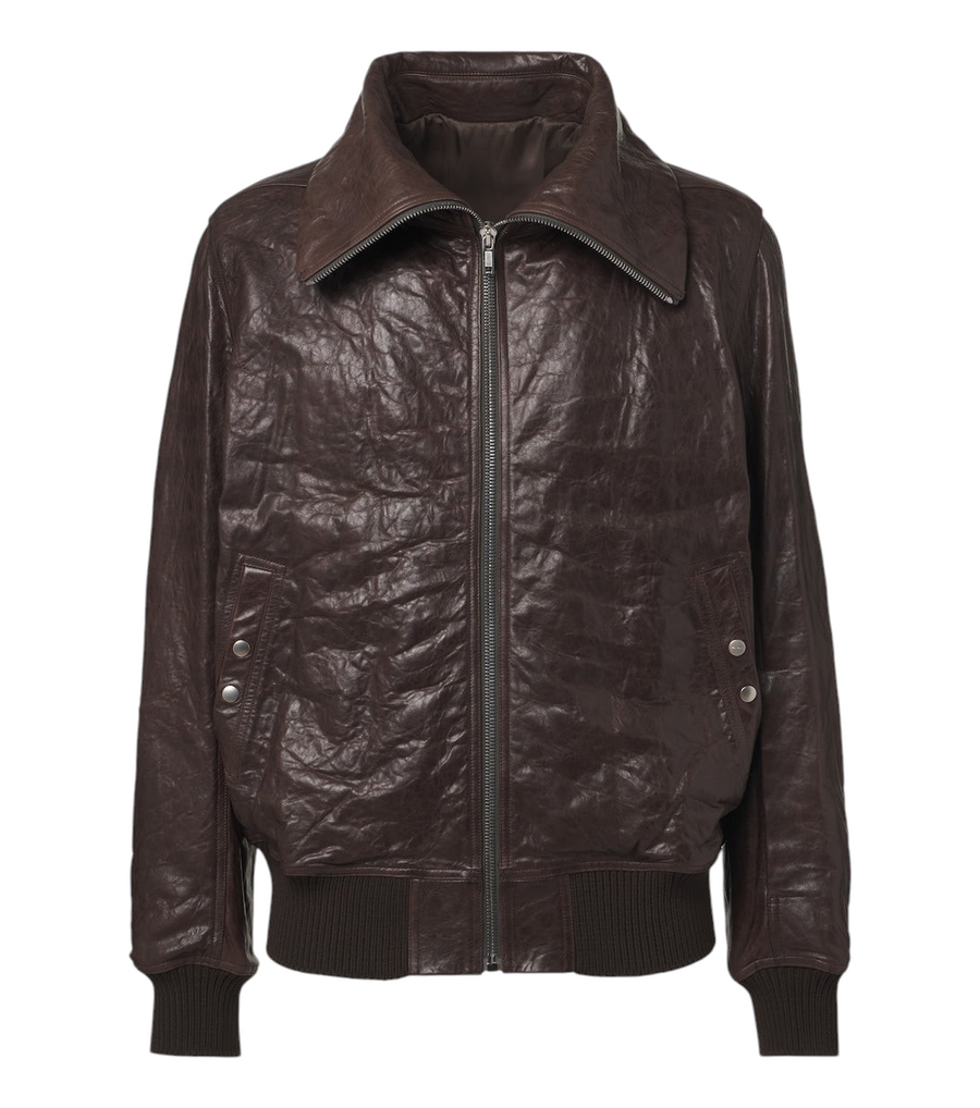 Rick Owens Dracuflight leather blouson jacket