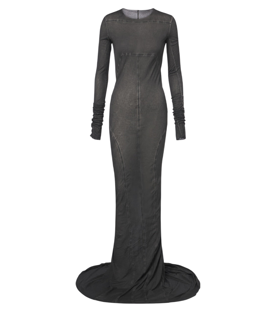 Vestido de punto de algodón Edfu de Rick Owens DRKSHDW