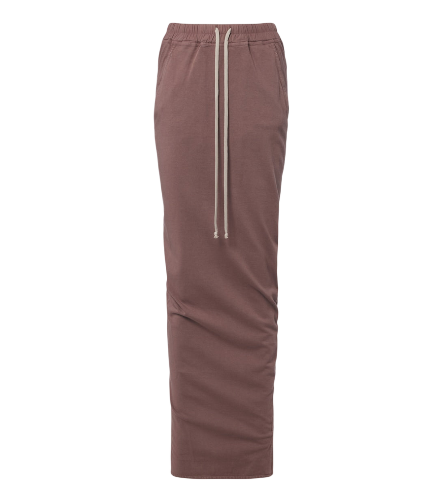 Rick Owens DRKSHDW Pull On Pillar cotton maxi skirt
