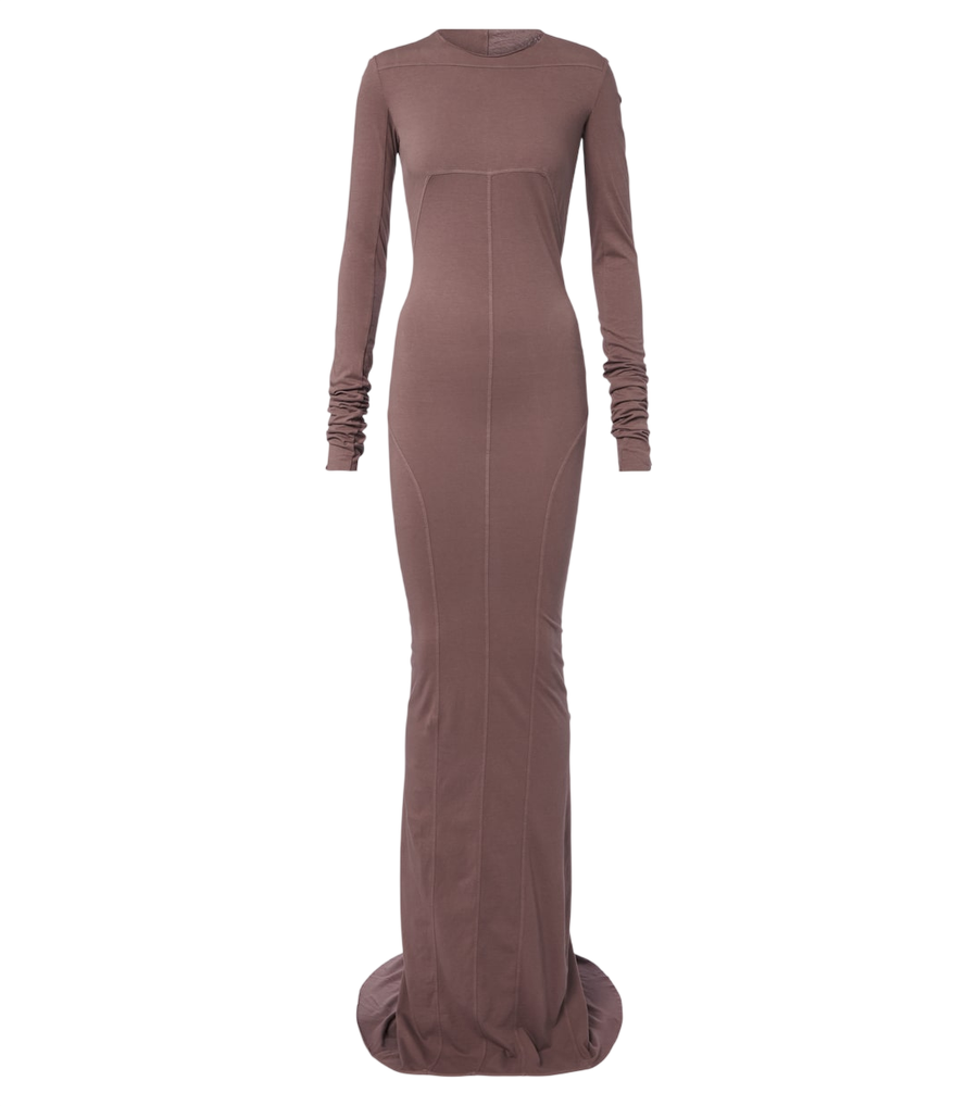 Rick Owens DRKSHDW Simple Edfu cotton jersey gown