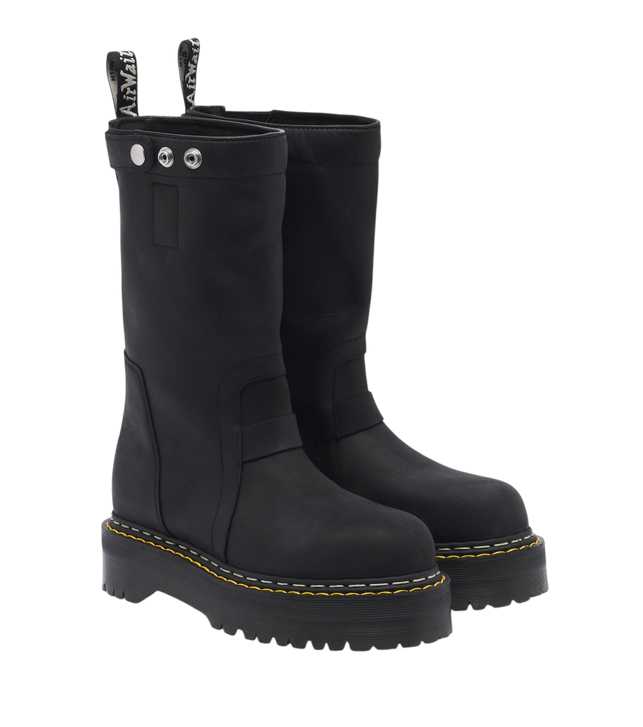 Rick Owens DRKSHDW x Dr. Martens Quad platform boots