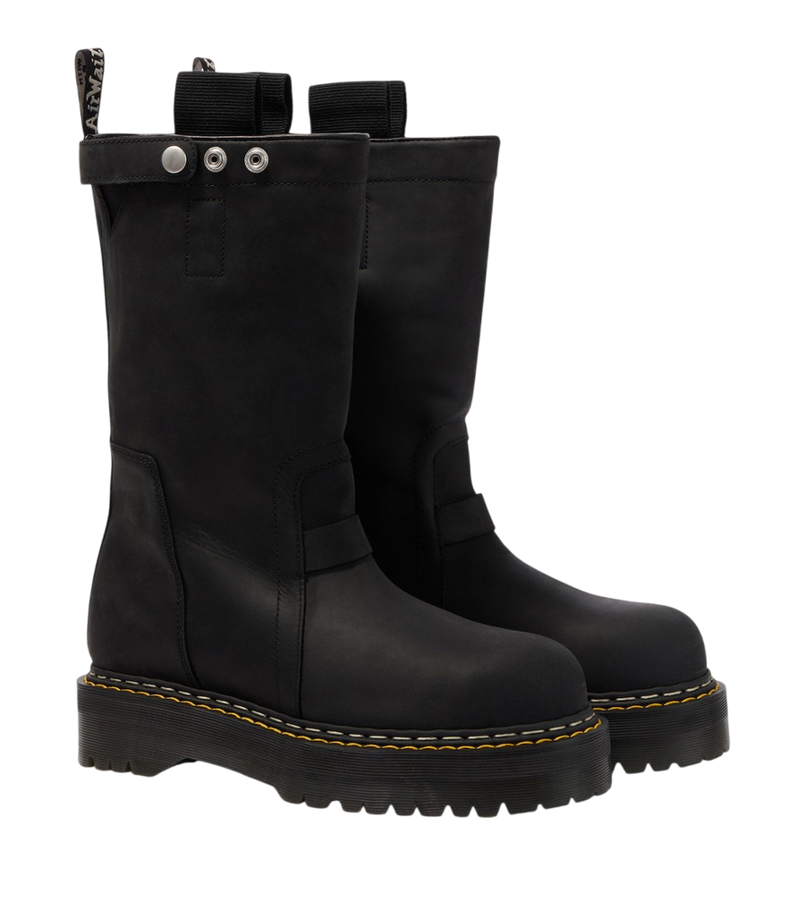 Rick Owens DRKSHDW x Dr. Martens Quad platform boots