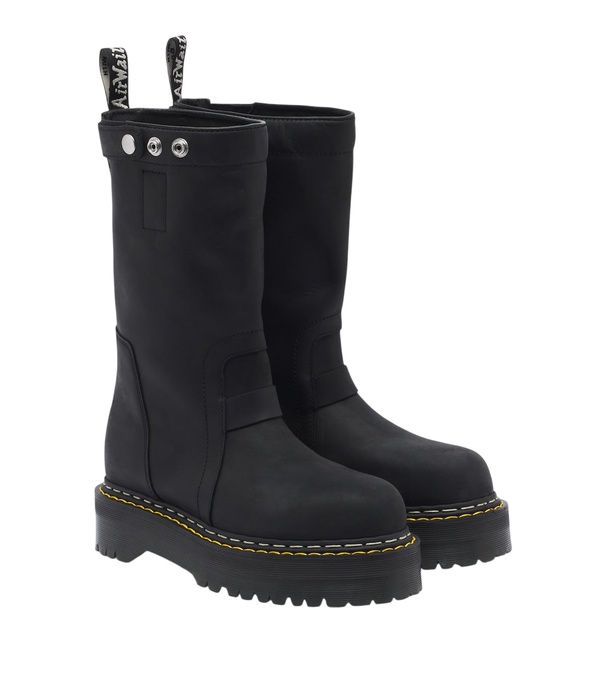 Rick Owens DRKSHDW x Dr. Martens Quad platform boots