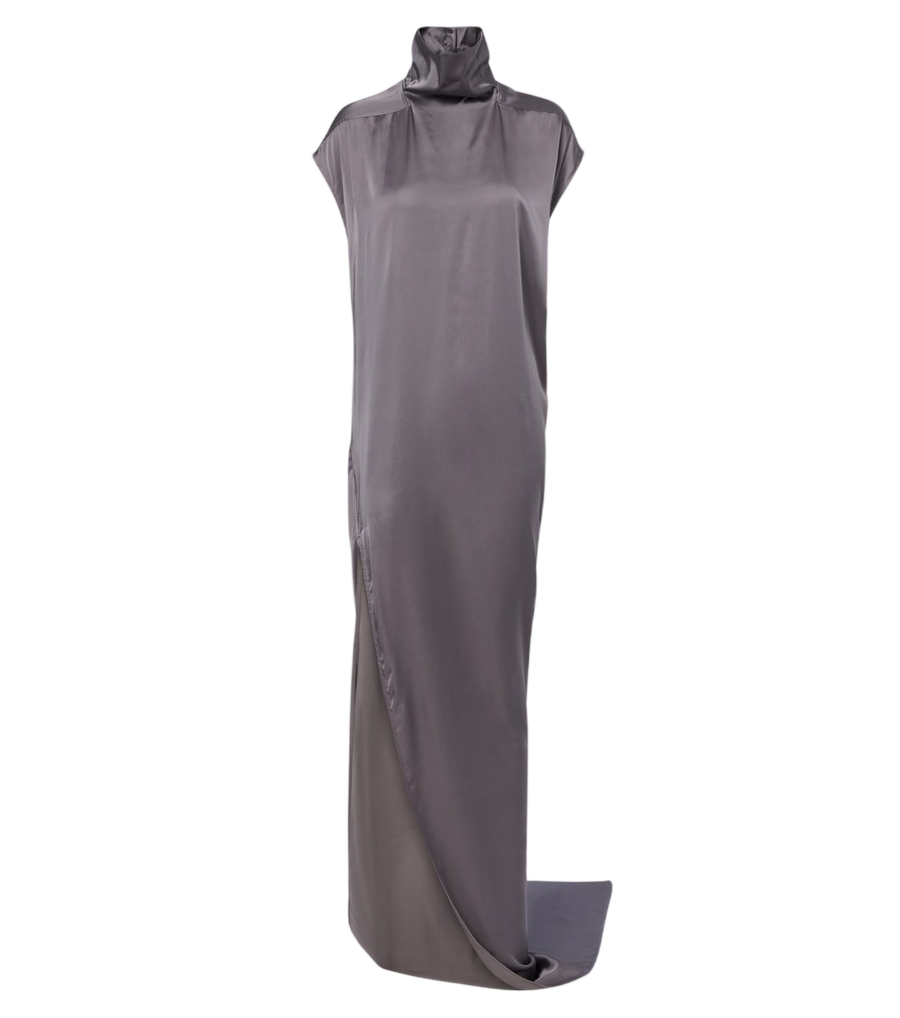 Rick Owens Vestido de gala Edfu em jersey franzido