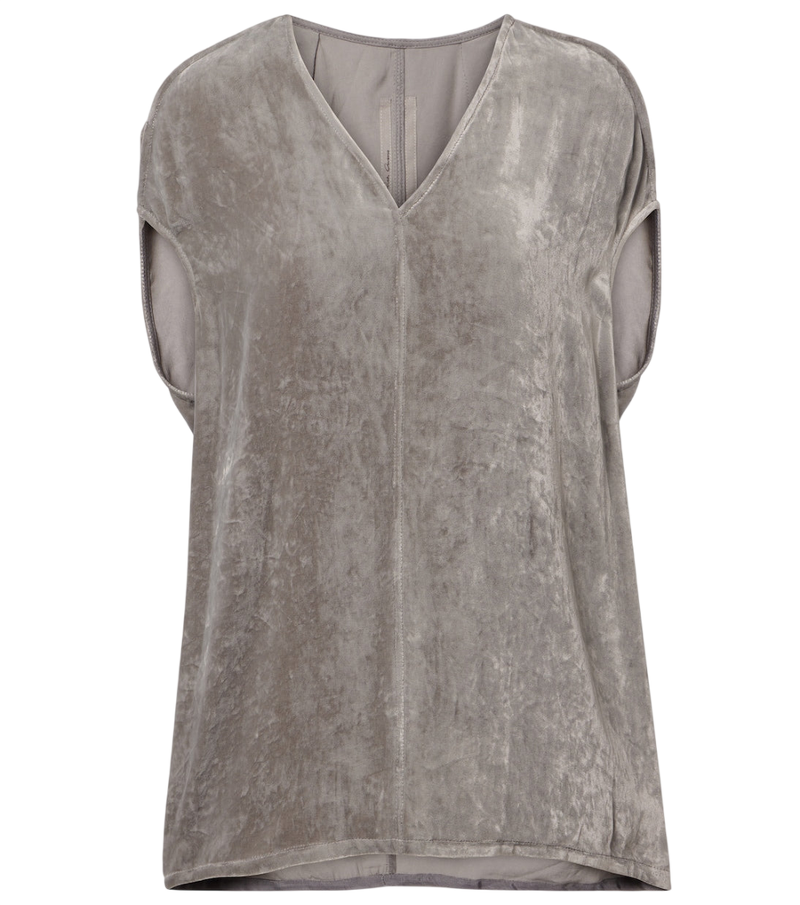 Rick Owens Floating velvet top