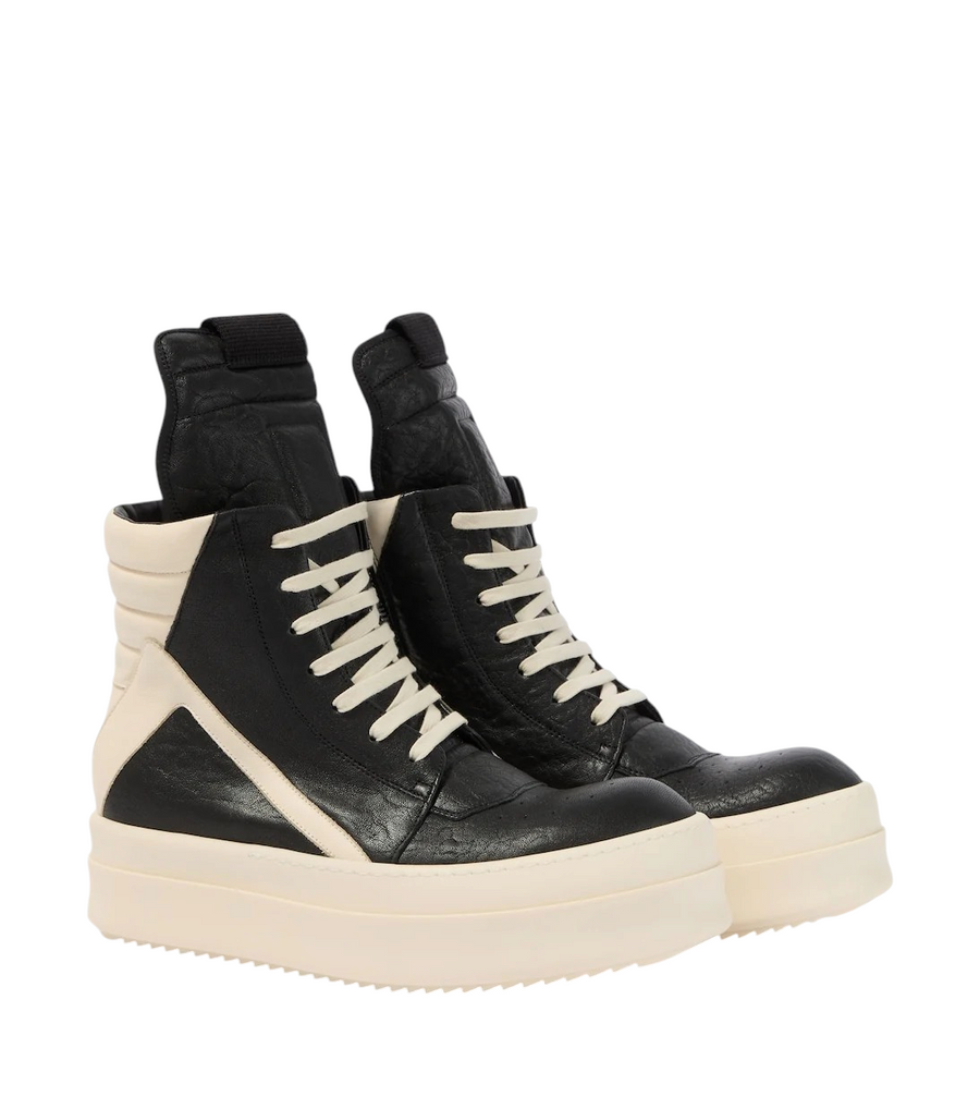 Rick Owens Geobasket leather high-top platform sneakers