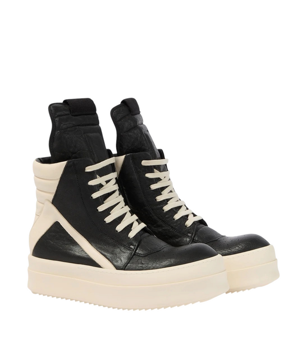 Rick Owens Geobasket leather high-top platform sneakers
