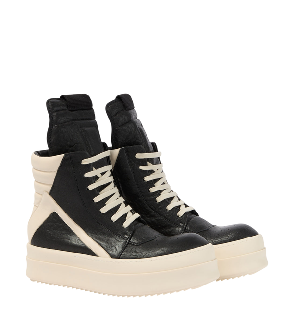 Rick Owens Geobasket leather high-top platform sneakers