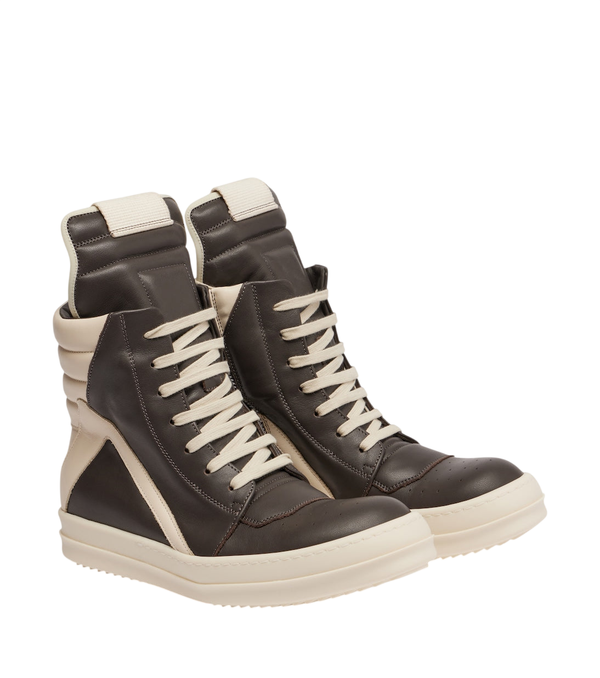 Rick Owens Geobasket leather sneakers