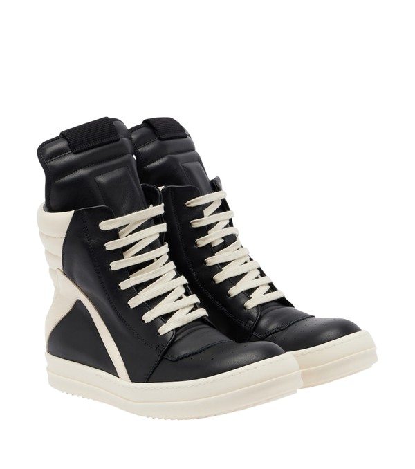 Rick Owens Geobasket leather sneakers