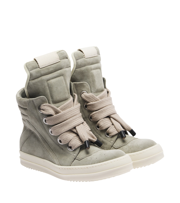 Rick Owens Geobasket suede high-top sneakers