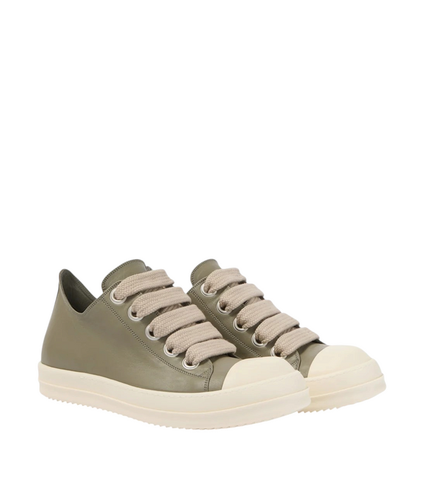 Rick Owens Jumbolace leather low-top sneakers