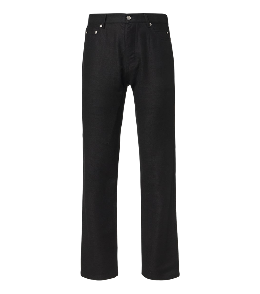 Rick Owens Kurdt ramie and cotton straight pants