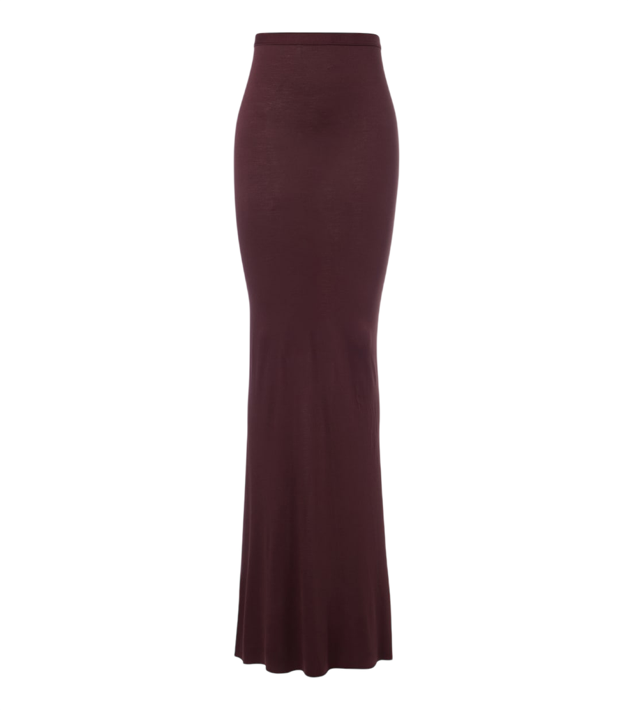 Rick Owens Lilies Slip jersey maxi skirt