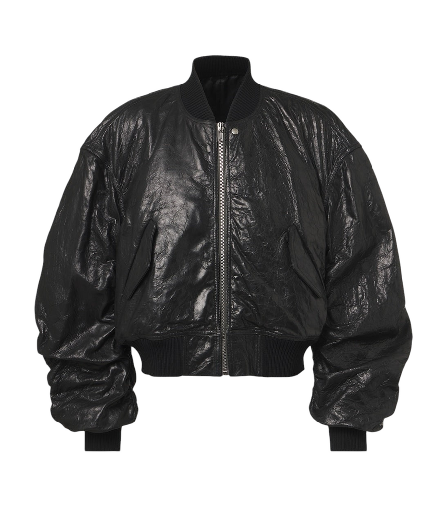 Rick Owens Secchia Flight leather bomber jacket