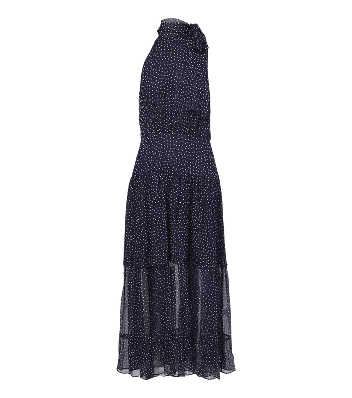 Rixo Abi polka-dot tie-neck midi dress [white-bg-v2:51cd45cc-3279-4e64-82f1-2326dbf92e77]