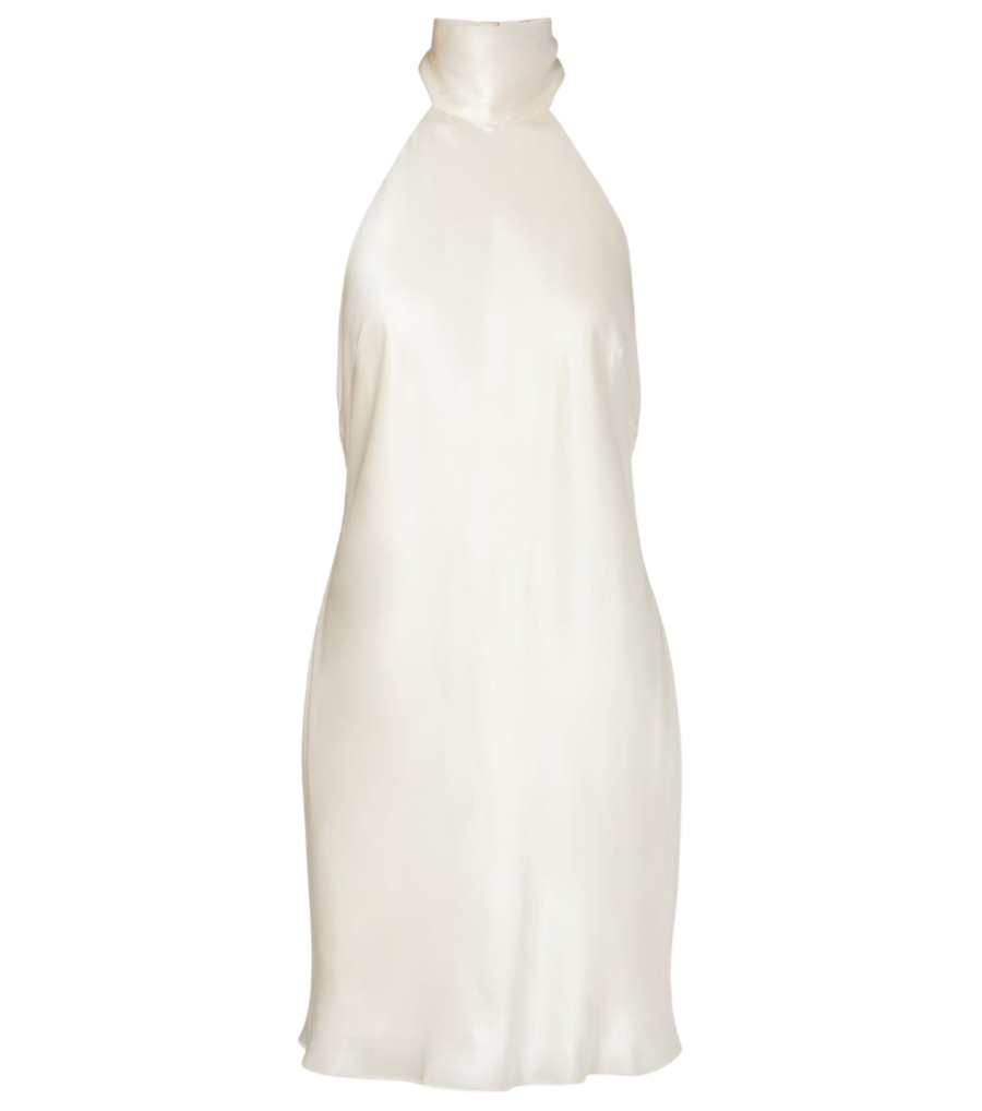 Mini-robe Rixo Capucine en satin de soie