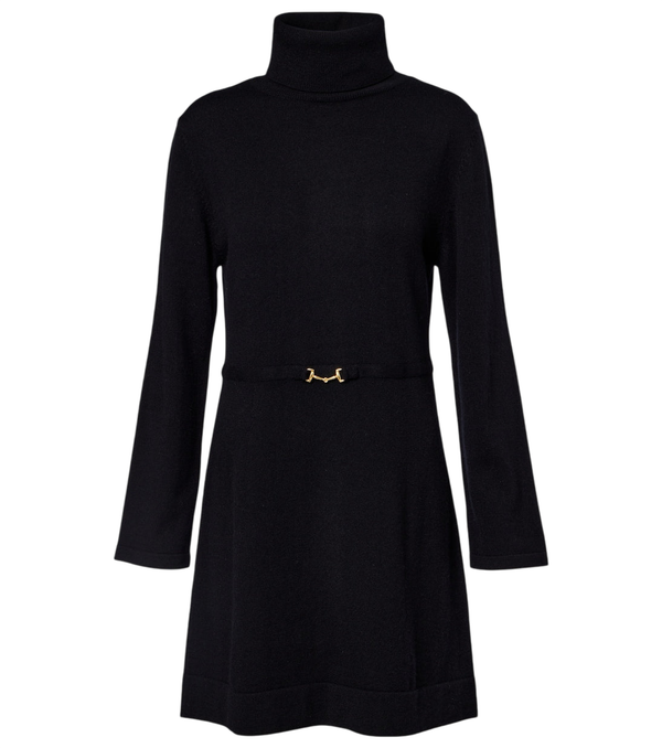 Rixo Elliette wool and cashmere minidress