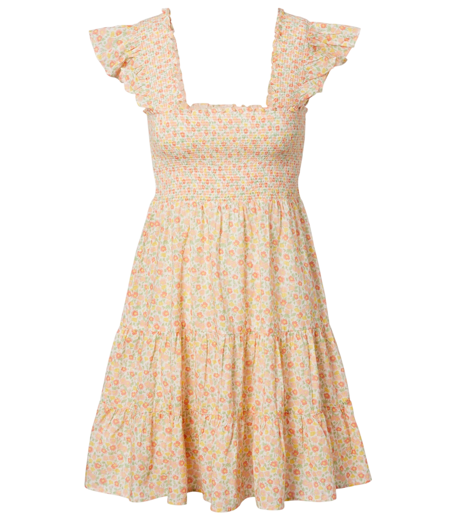 Rixo Sideny floral cotton minidress