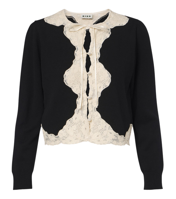 Rixo Tassia wool and cashmere cardigan