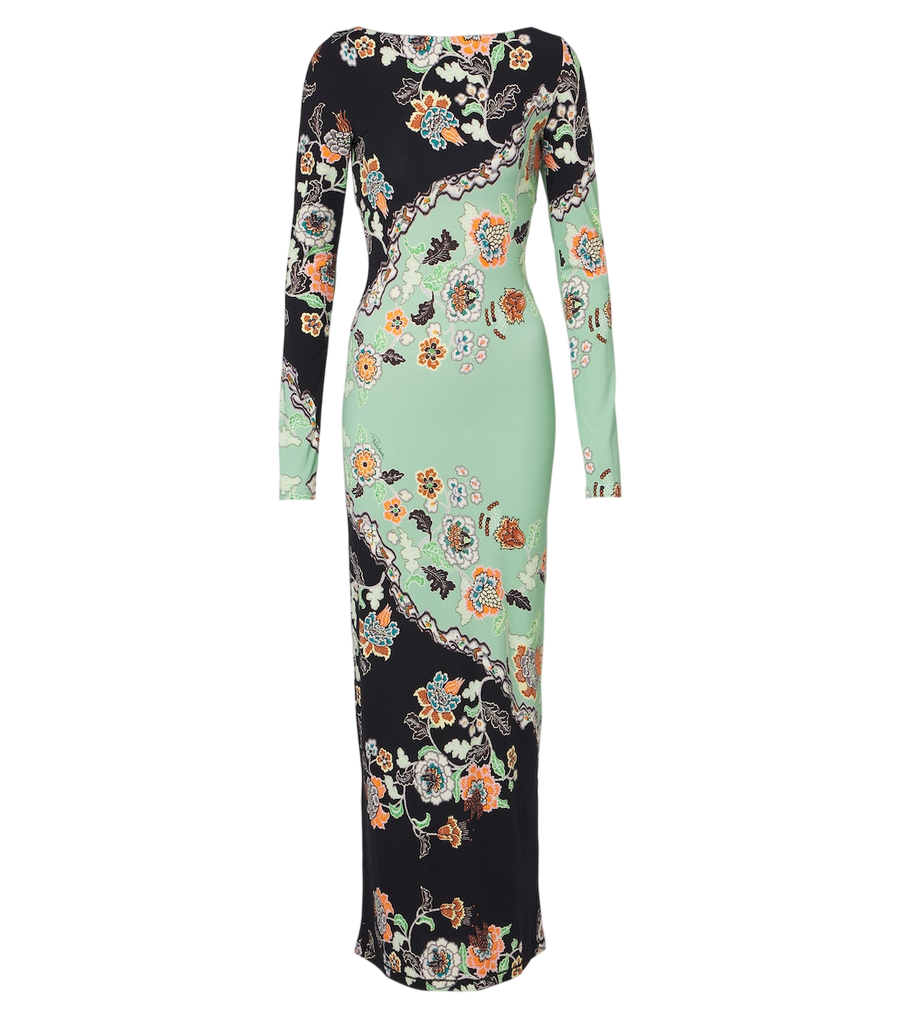 Maxivestido floral de Roberto Cavalli