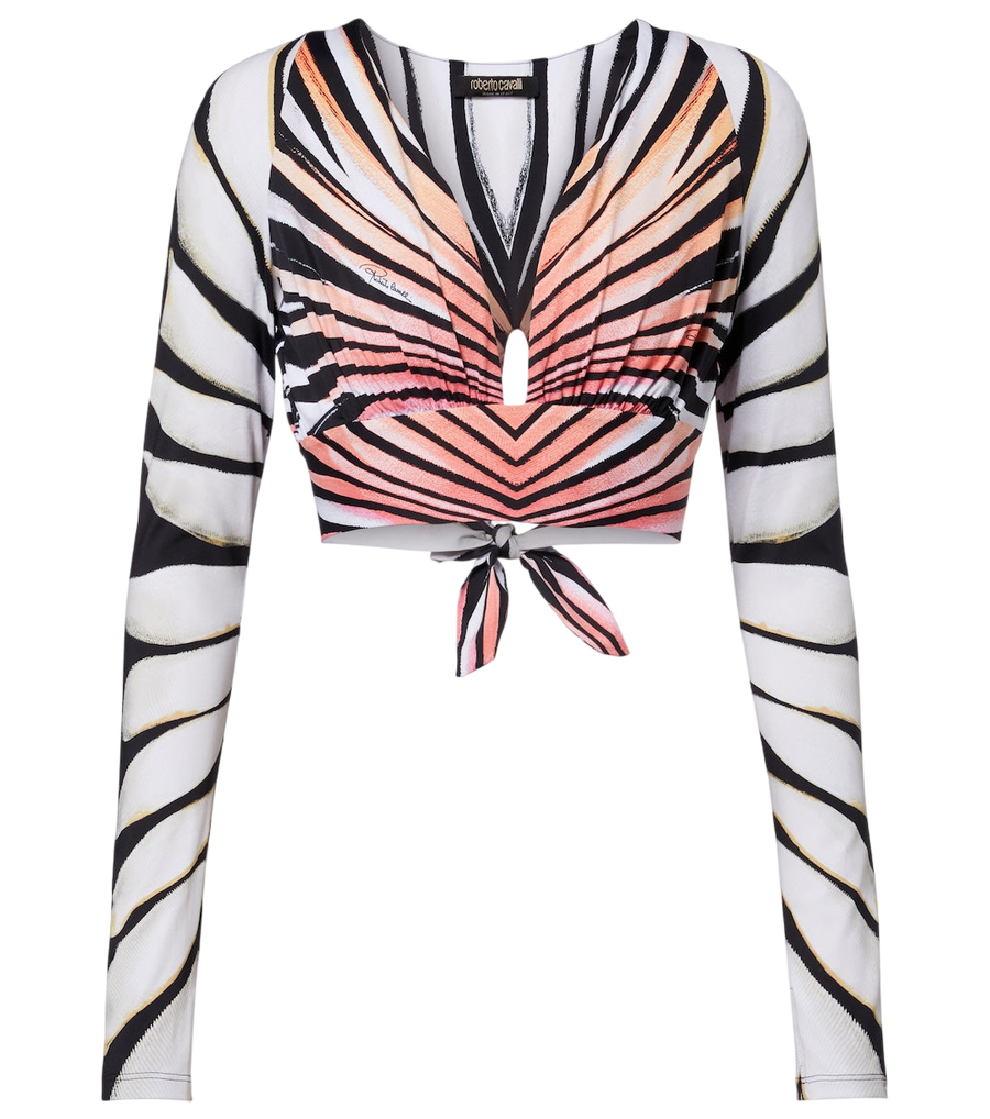 Haut court imprimé Roberto Cavalli