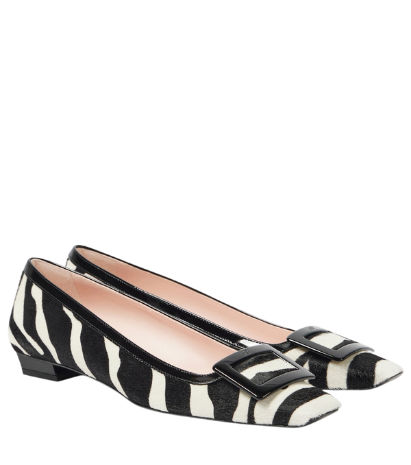 Bailarinas de pelo de becerro Belle Vivier de Roger Vivier