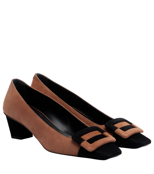 Roger Vivier Belle Vivier suede pumps