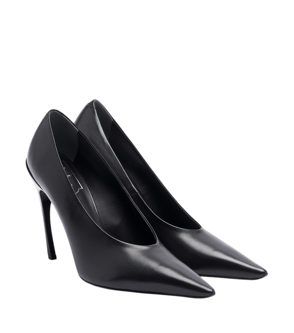Roger Vivier Décolleté in pelle color cioccolato