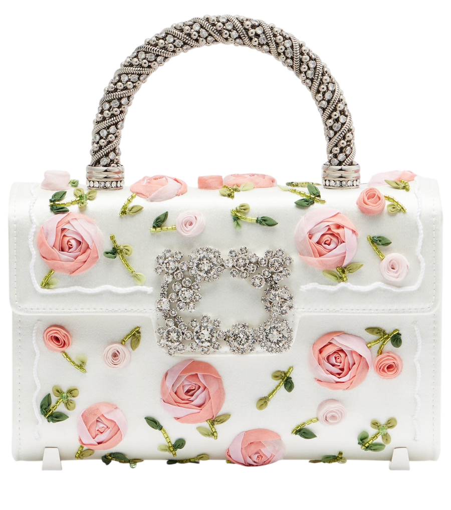 Roger Vivier Jewel Efflorescence Mini top-handle bag