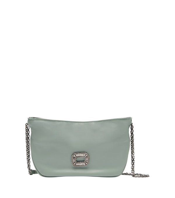 Roger Vivier Pilgrim Micro leather crossbody bag