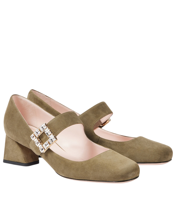 Escarpins Trés Vivier 45 en daim Roger Vivier