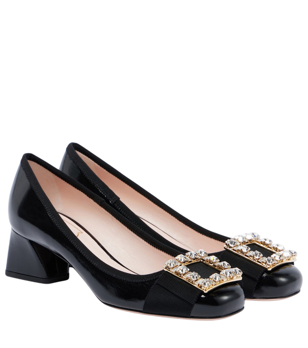 Zapatos de salón de charol adornados Très Vivier de Roger Vivier