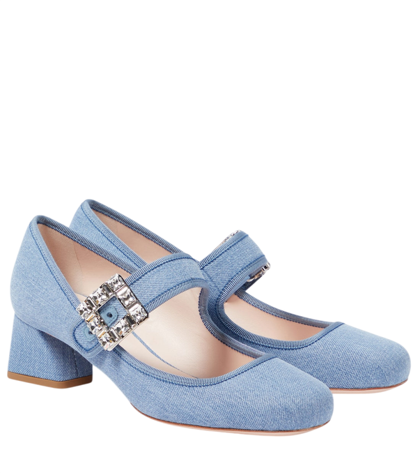 Roger Vivier Scarpe Mary Jane Very Vivier con fibbia a strascico per neonati