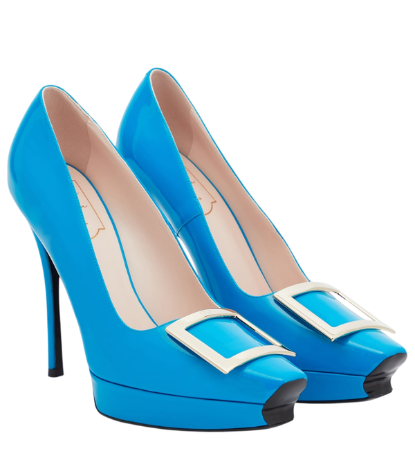 Roger Vivier Décolleté Trompette in pelle verniciata