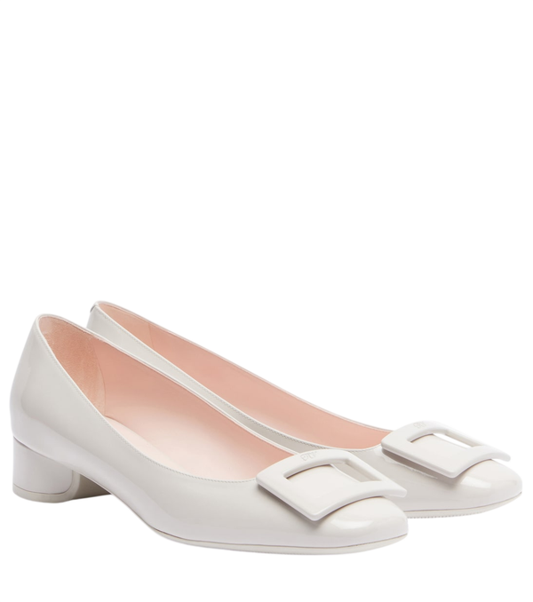 Roger Vivier U Look 25 décolleté in pelle verniciata