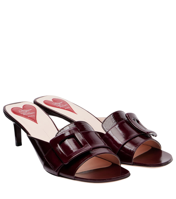 Roger Vivier Viv' Canard 55 leather mules